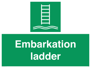 Embarkation ladder