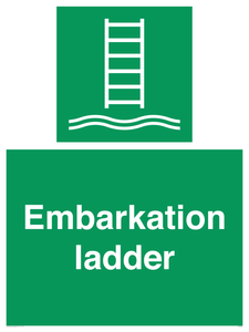 Embarkation ladder