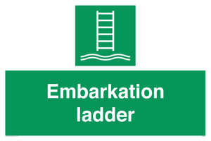 Embarkation ladder