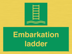 Embarkation ladder