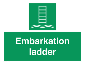 Embarkation ladder
