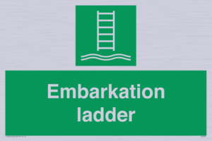 Embarkation ladder