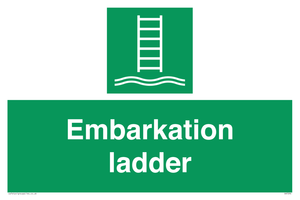 Embarkation ladder