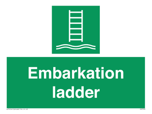 Embarkation ladder