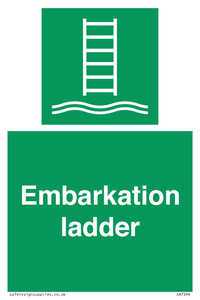 Embarkation ladder