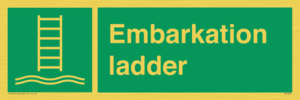 Embarkation ladder