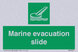 Marine evacuation slide
