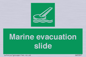 Marine evacuation slide