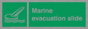 Marine evacuation slide