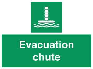 Evacuation chute 
