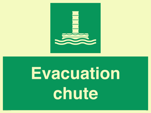 Evacuation chute 
