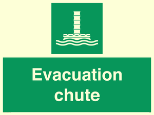 Evacuation chute 