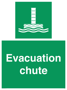 Evacuation chute 