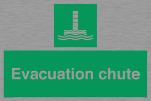 Evacuation chute 