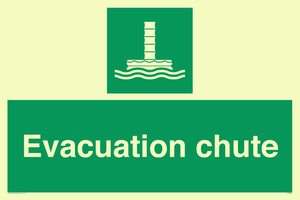 Evacuation chute 