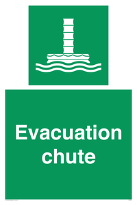 Evacuation chute 