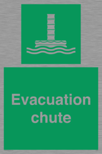 Evacuation chute 