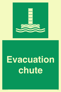 Evacuation chute 