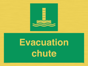 Evacuation chute 