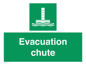 Evacuation chute 