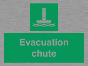 Evacuation chute 