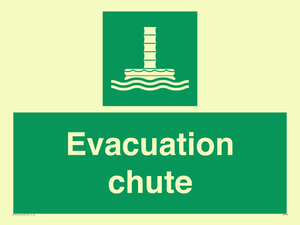 Evacuation chute 