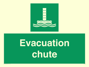 Evacuation chute 