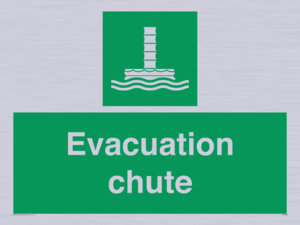 Evacuation chute 
