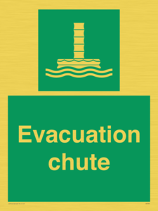 Evacuation chute 