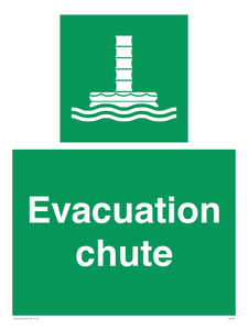 Evacuation chute 