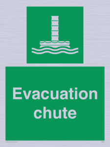 Evacuation chute 