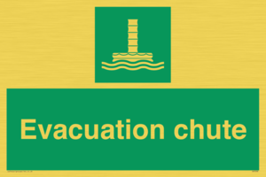 Evacuation chute 