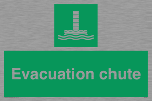 Evacuation chute 