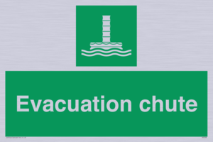 Evacuation chute 