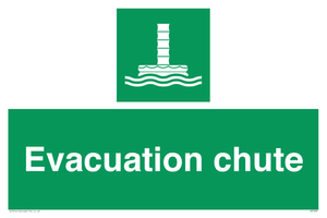 Evacuation chute 