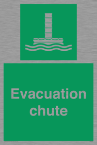 Evacuation chute 