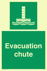 Evacuation chute 