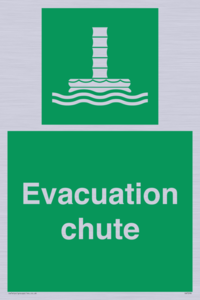 Evacuation chute 