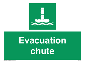 Evacuation chute 
