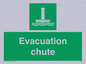 Evacuation chute 