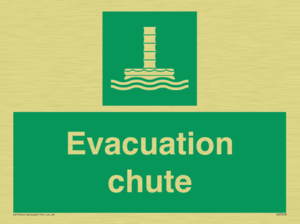 Evacuation chute 