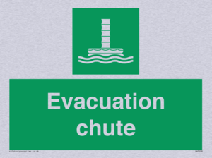Evacuation chute 