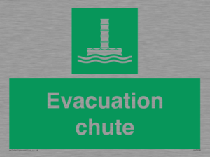 Evacuation chute 
