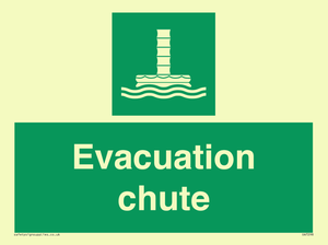Evacuation chute 