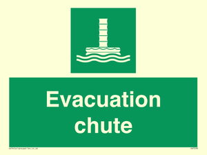 Evacuation chute 