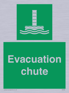 Evacuation chute 