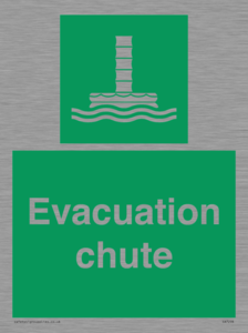 Evacuation chute 