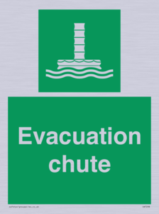 Evacuation chute 
