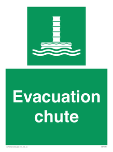 Evacuation chute 