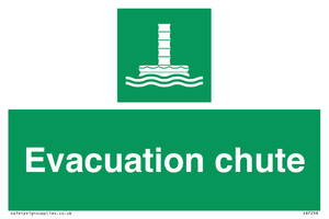 Evacuation chute 